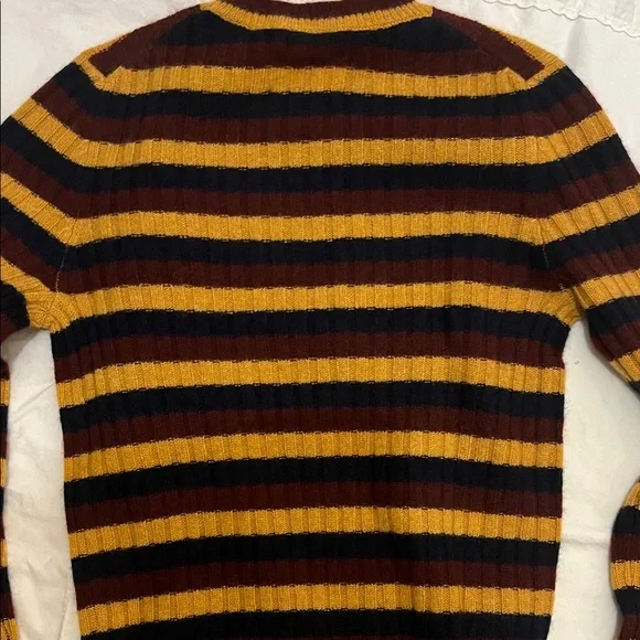 DÔEN Hyeres Cashmere Sweater in Carrington Stripe - Picture 7 of 10
